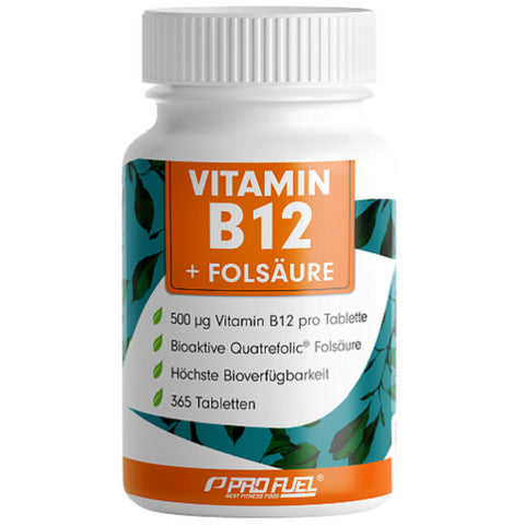 ProFuel VITAMIN B12  FOLSÄURE - 180 Tabletten