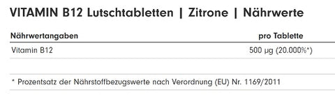 ProFuel Vitamin B12 - 240 Lutschtabletten