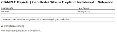 ProFuel Vitamin C gepuffert 365 Kapseln