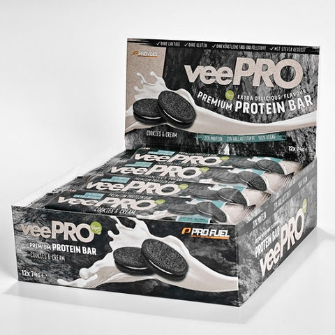 ProFuel veePRO CRISP Protein Riegel 12er Pack