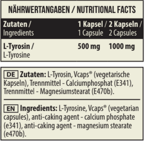 MST - L-Tyrosin 1000 (90 Kapseln)