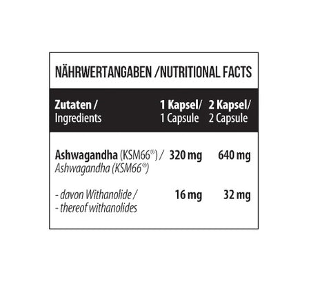 MST - Ashwagandha KSM 66® - 120 Caps