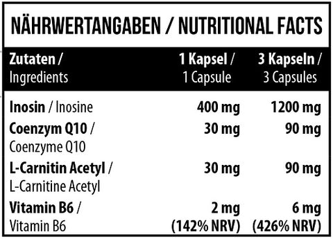 MST - Inosine Q10 90 Kapsel