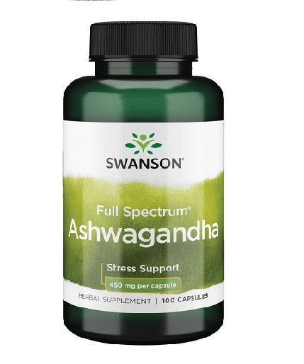 Swanson Ashwagandha 450mg - 100 Kapseln