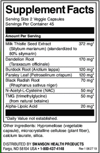 Swanson Liver Essentials 90 V-Caps