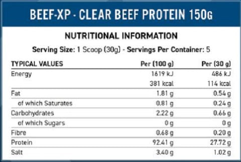 Applied Nutrition Beef XP 150gr