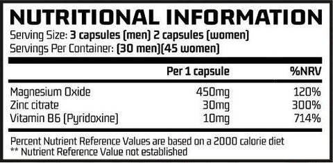 Chemical Warfare ZMA - 90 Kapseln