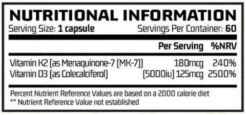 Chemical Warfare D3  K2 - 60 Kapseln