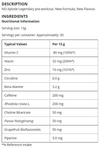 BSN NO-Xplode 390g