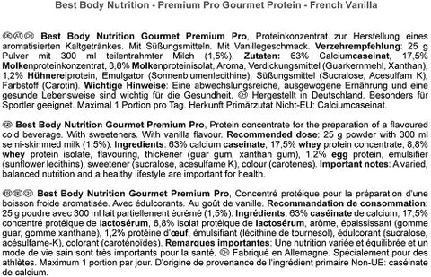 Best Body Gourmet Premium Pro Protein 500g