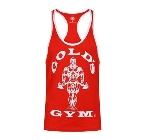 Golds Gym GGVTS004 Stringer Joe Contrast - Red/White