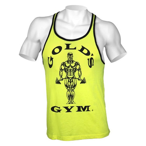 Gold´s Gym Muscle Joe Contrast Stringer Tank - Neon