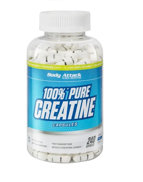 Body Attack Pure Creatine 240 Kaps