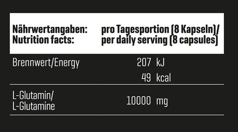 Body Attack Glutamine 1000 300 Caps