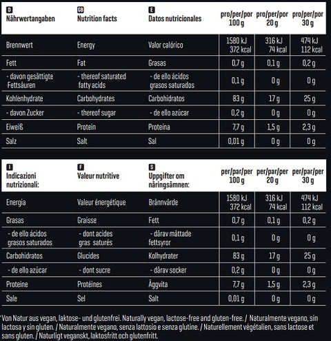 Body Attack Instant Rice Pudding 1000g